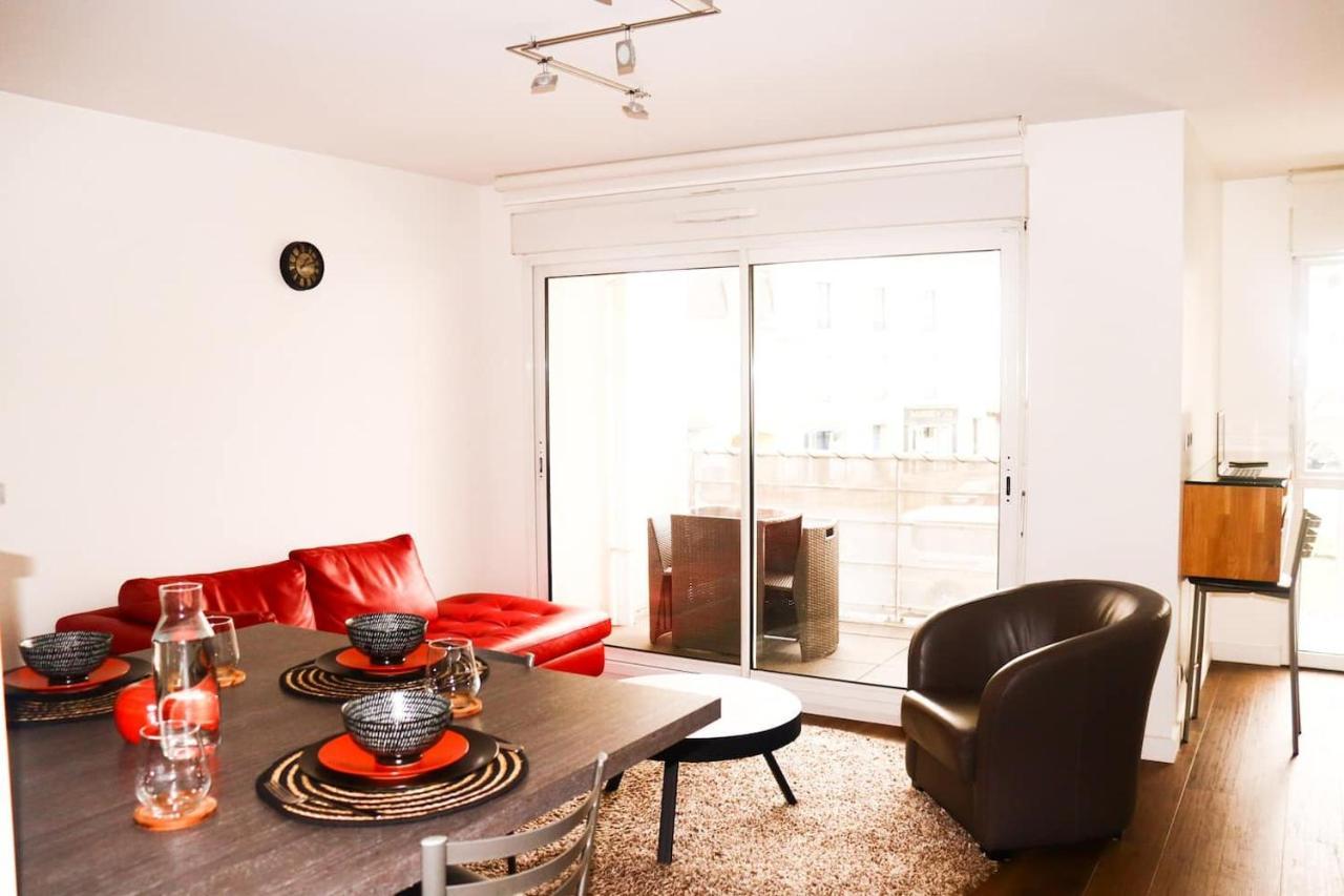 T3 Au Centre Ville Avec Balcon, Parking Gratuit Quimper Ngoại thất bức ảnh